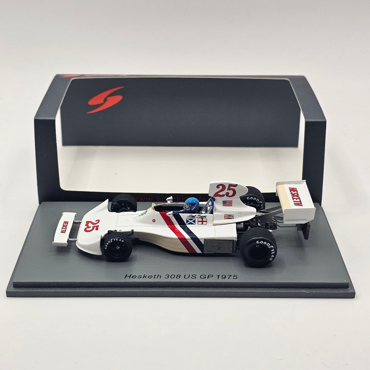 Spark Hesketh 308 #25 Brett Lunger US GP Watkins Glen 1975 1/43 Scale S2468