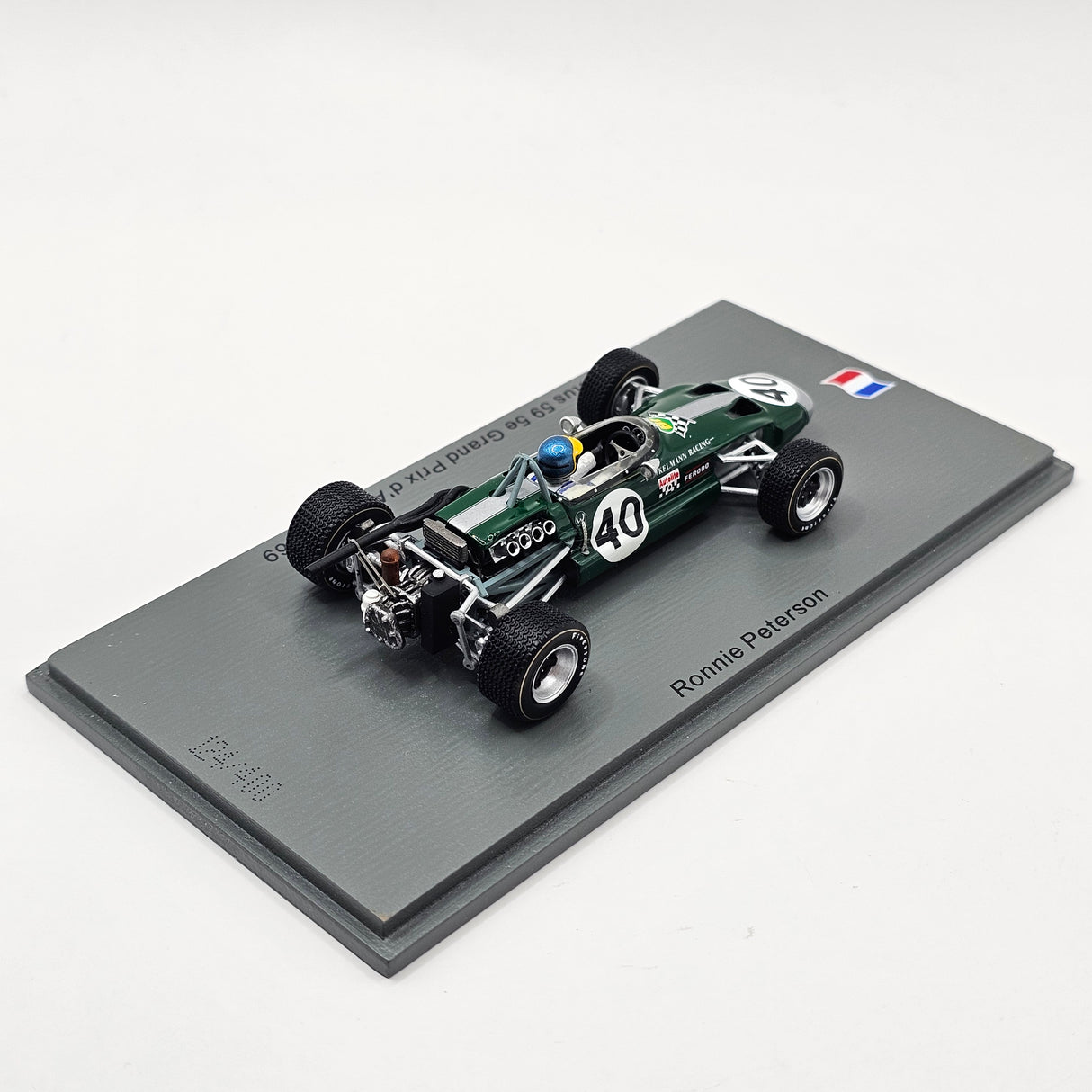 Spark Lotus 59 #40 Ronnie Peterson D'Albi F2 GP 1969 1/43 Scale SF187