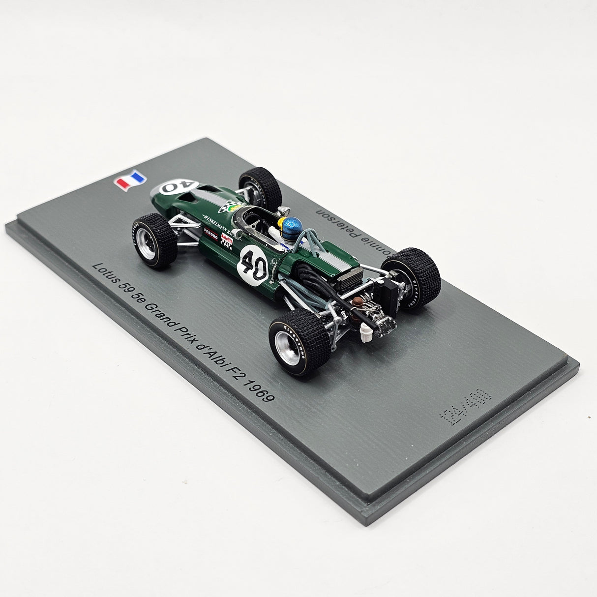 Spark Lotus 59 #40 Ronnie Peterson D'Albi F2 GP 1969 1/43 Scale SF187