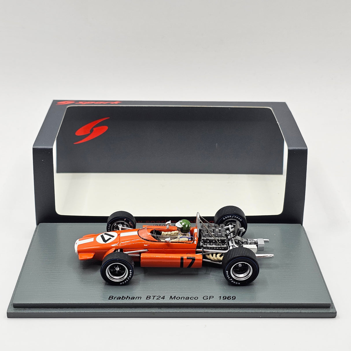 Spark Brabham BT24 #17 Silvo Moser Monaco GP 1969 1/43 Scale S5267