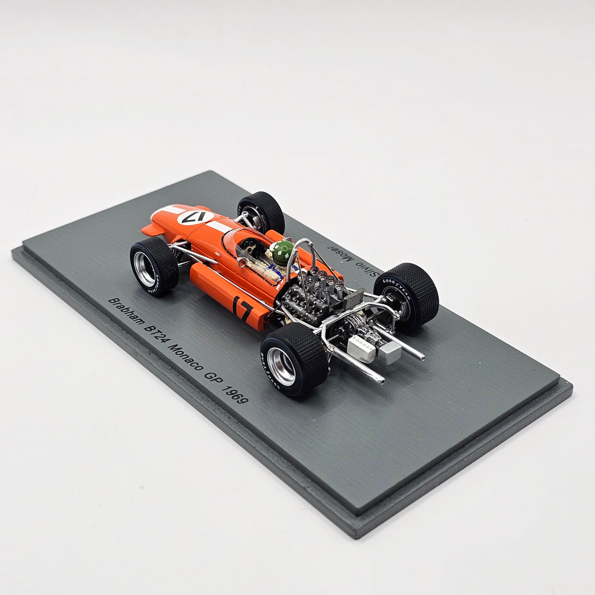 Spark Brabham BT24 #17 Silvo Moser Monaco GP 1969 1/43 Scale S5267