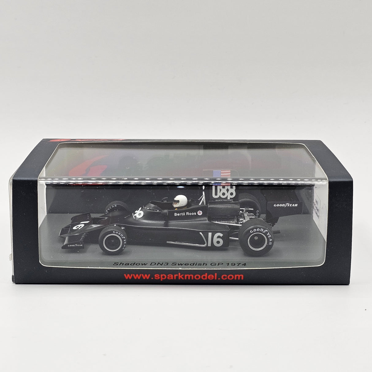 Spark Shadow DN3 #16 Bertil Roos Swedish GP 1974 1/43 Scale S3843