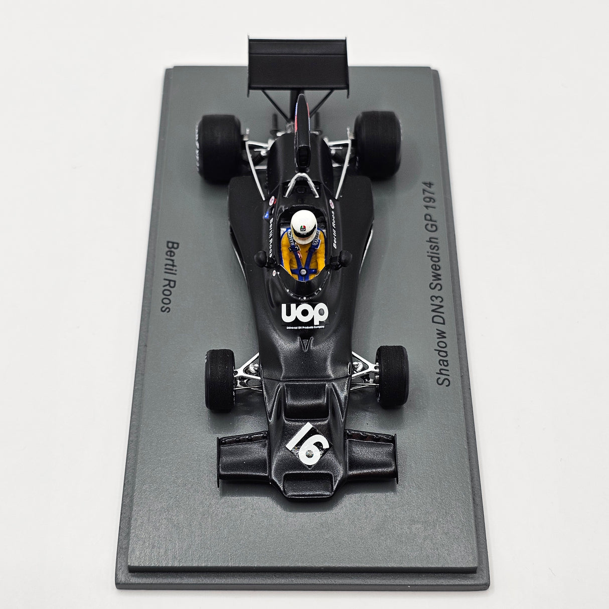 Spark Shadow DN3 #16 Bertil Roos Swedish GP 1974 1/43 Scale S3843