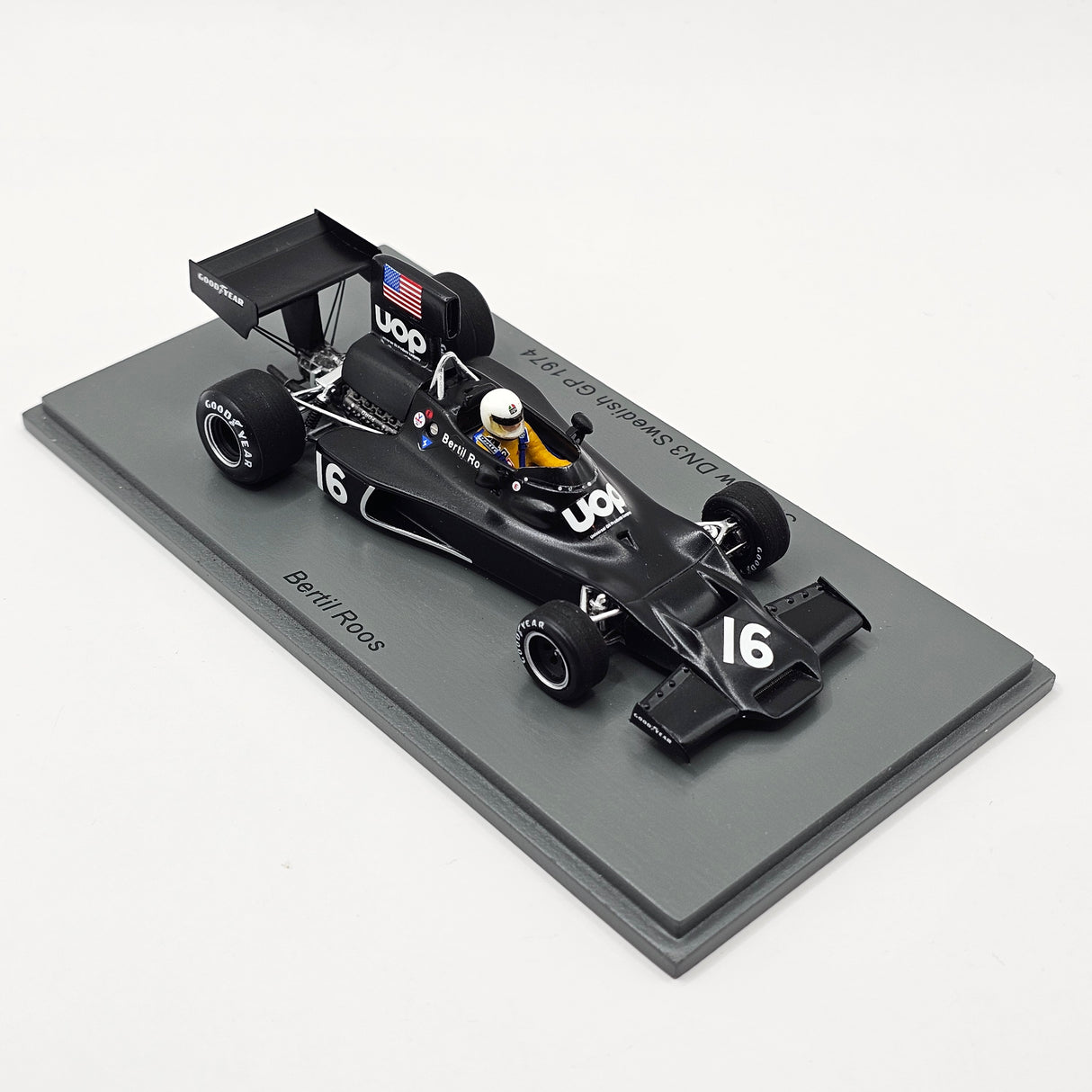 Spark Shadow DN3 #16 Bertil Roos Swedish GP 1974 1/43 Scale S3843