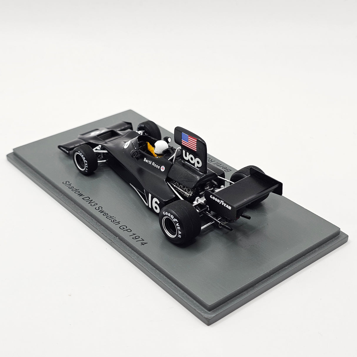 Spark Shadow DN3 #16 Bertil Roos Swedish GP 1974 1/43 Scale S3843