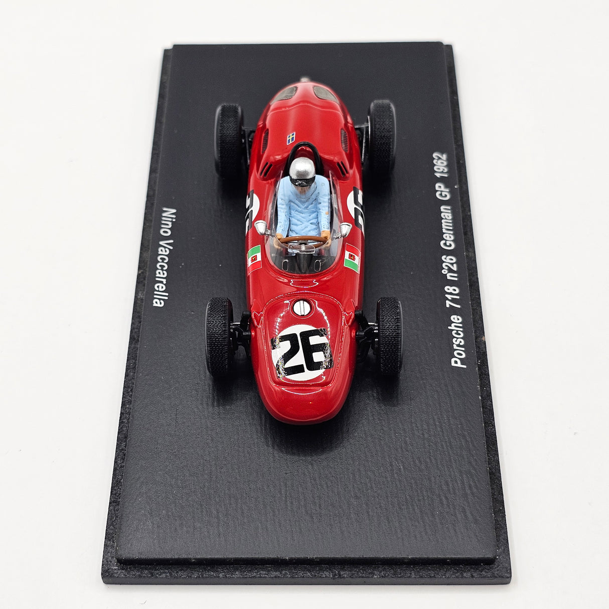Spark Porsche 718N #26 Nino Vaccarella German GP 1962 1/43 Scale S1863
