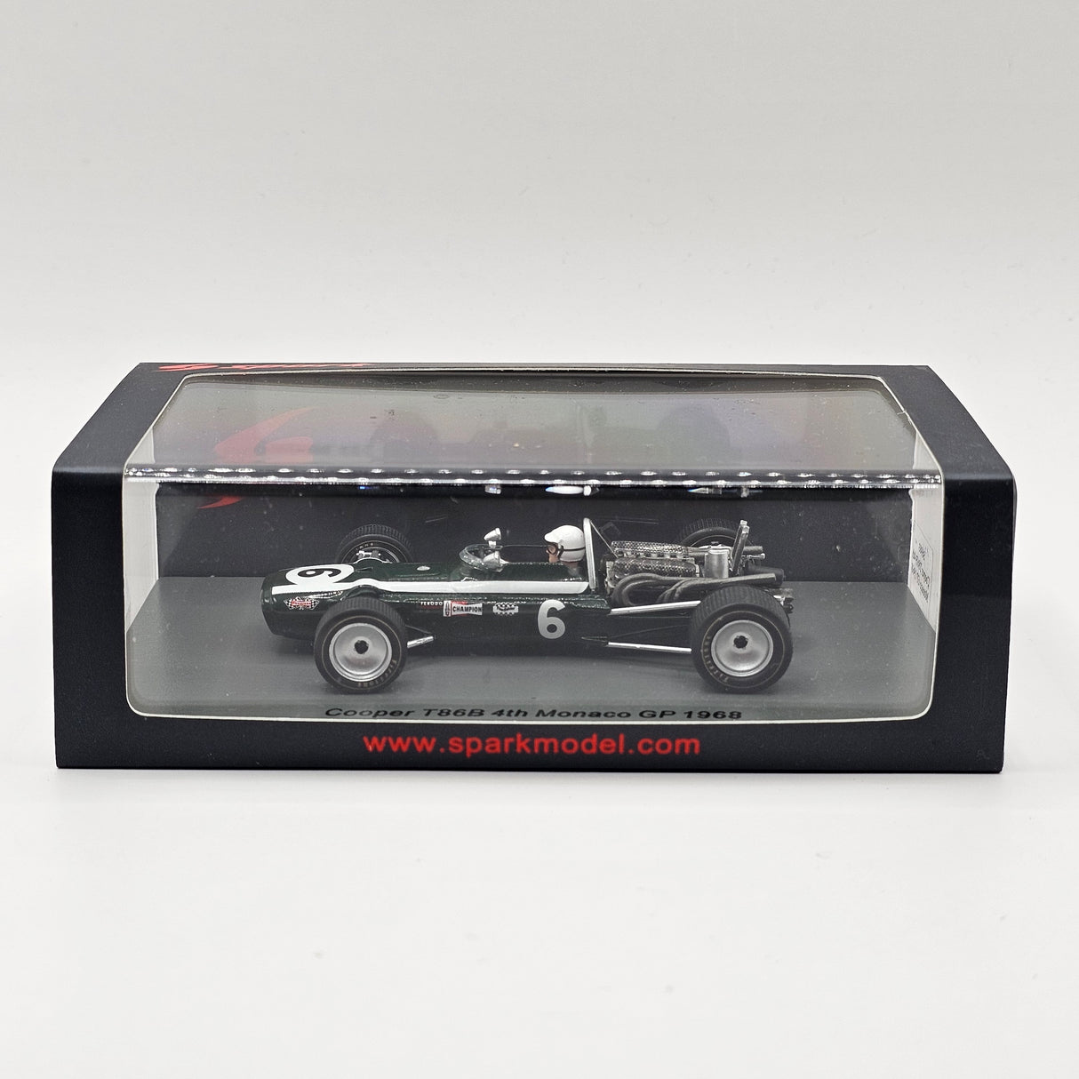 Spark Cooper T86B #9 Ludovico Scarfiotti Monaco GP 1968 1/43 Scale S6983