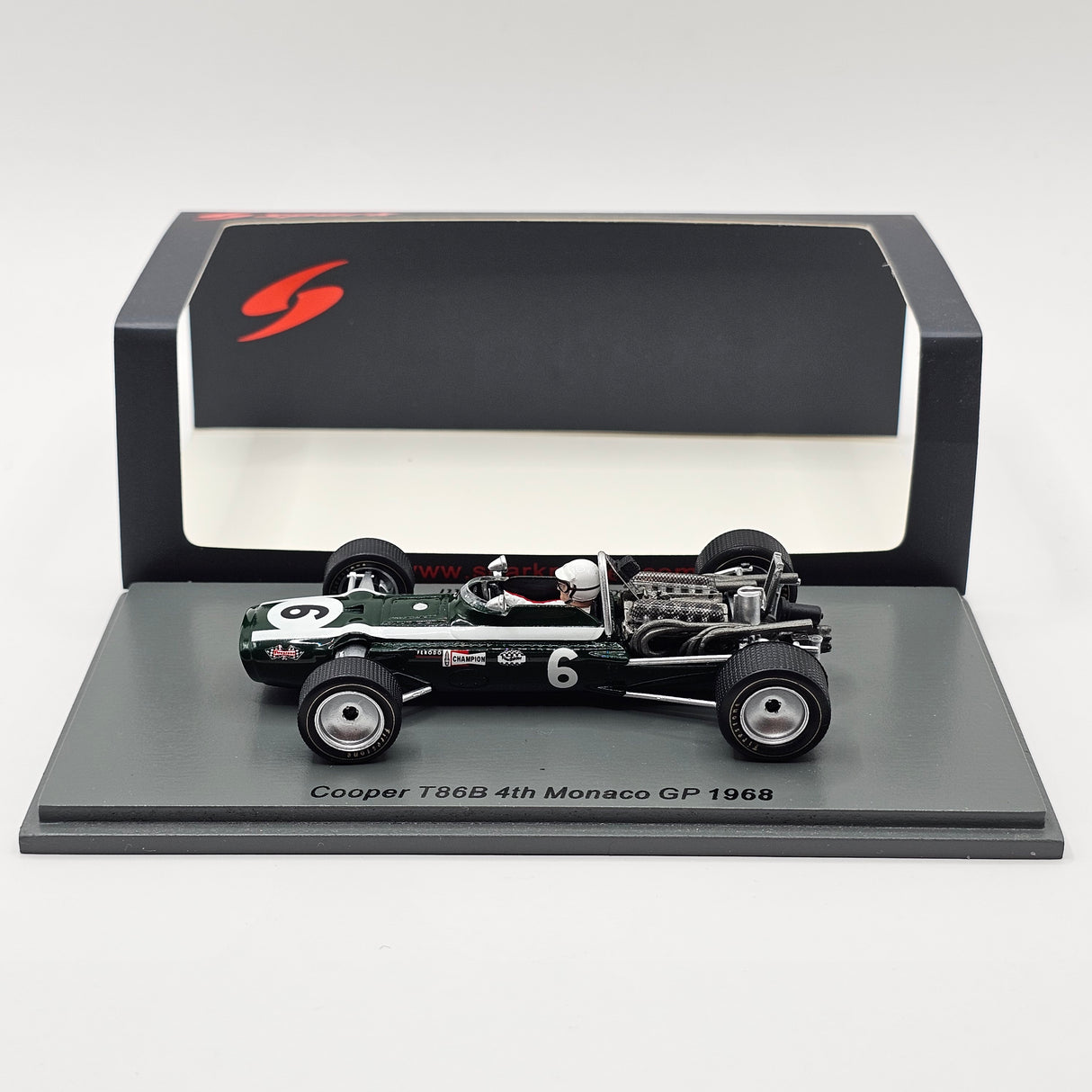 Spark Cooper T86B #9 Ludovico Scarfiotti Monaco GP 1968 1/43 Scale S6983