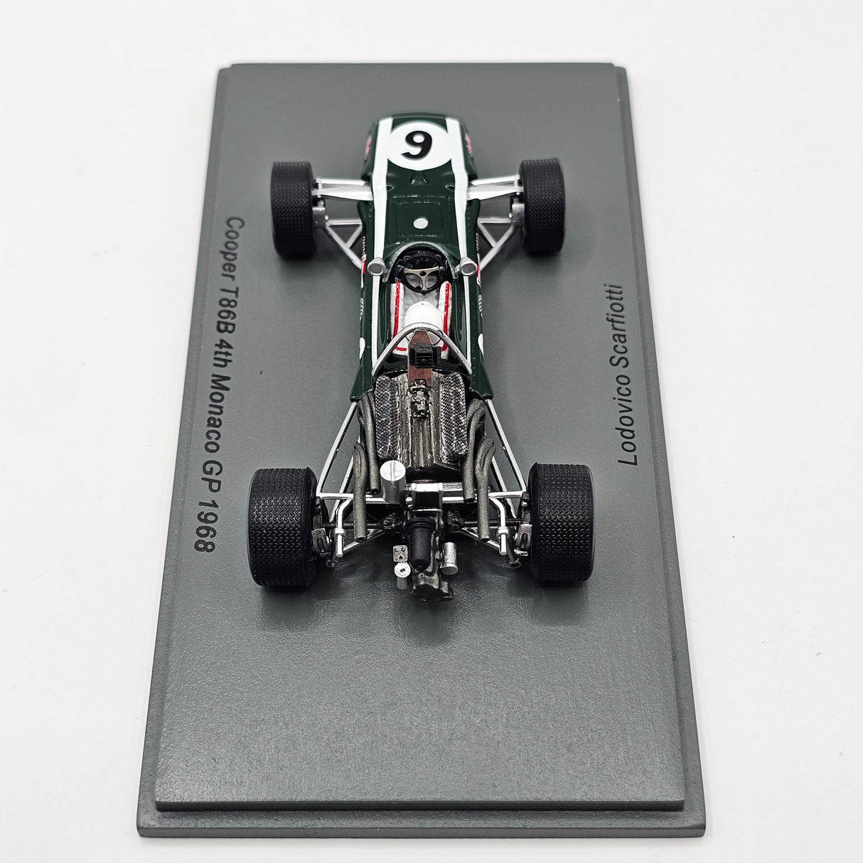 Spark Cooper T86B #9 Ludovico Scarfiotti Monaco GP 1968 1/43 Scale S6983