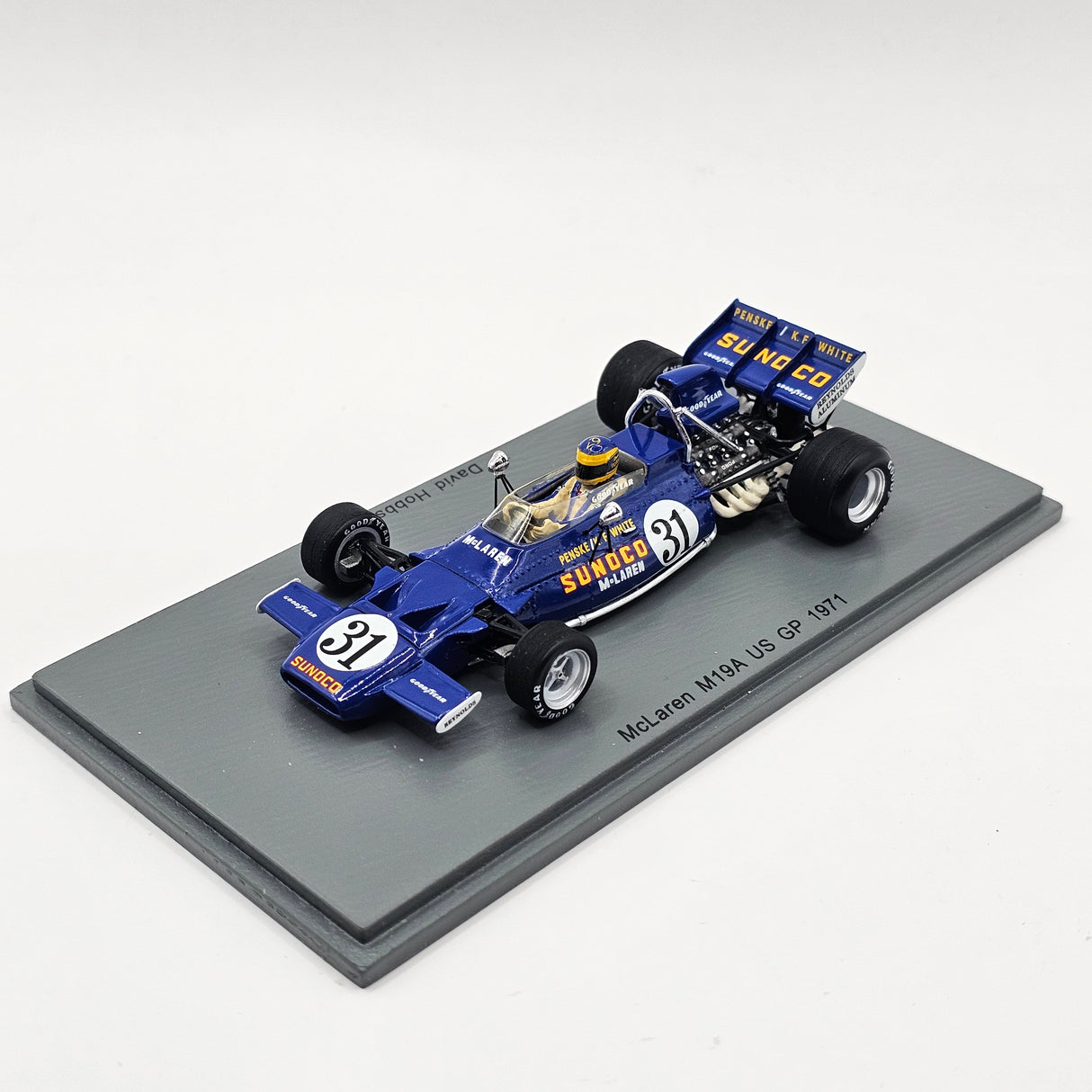 Spark McLaren M19A #31 David Hobbs Penske-White US GP 1971 1/43 Scale S7142