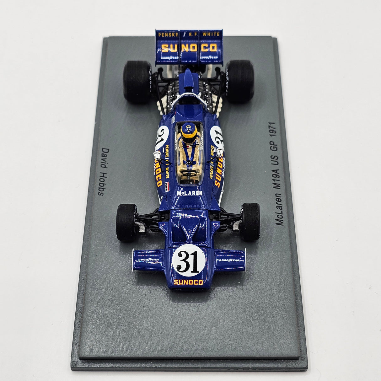 Spark McLaren M19A #31 David Hobbs Penske-White US GP 1971 1/43 Scale S7142