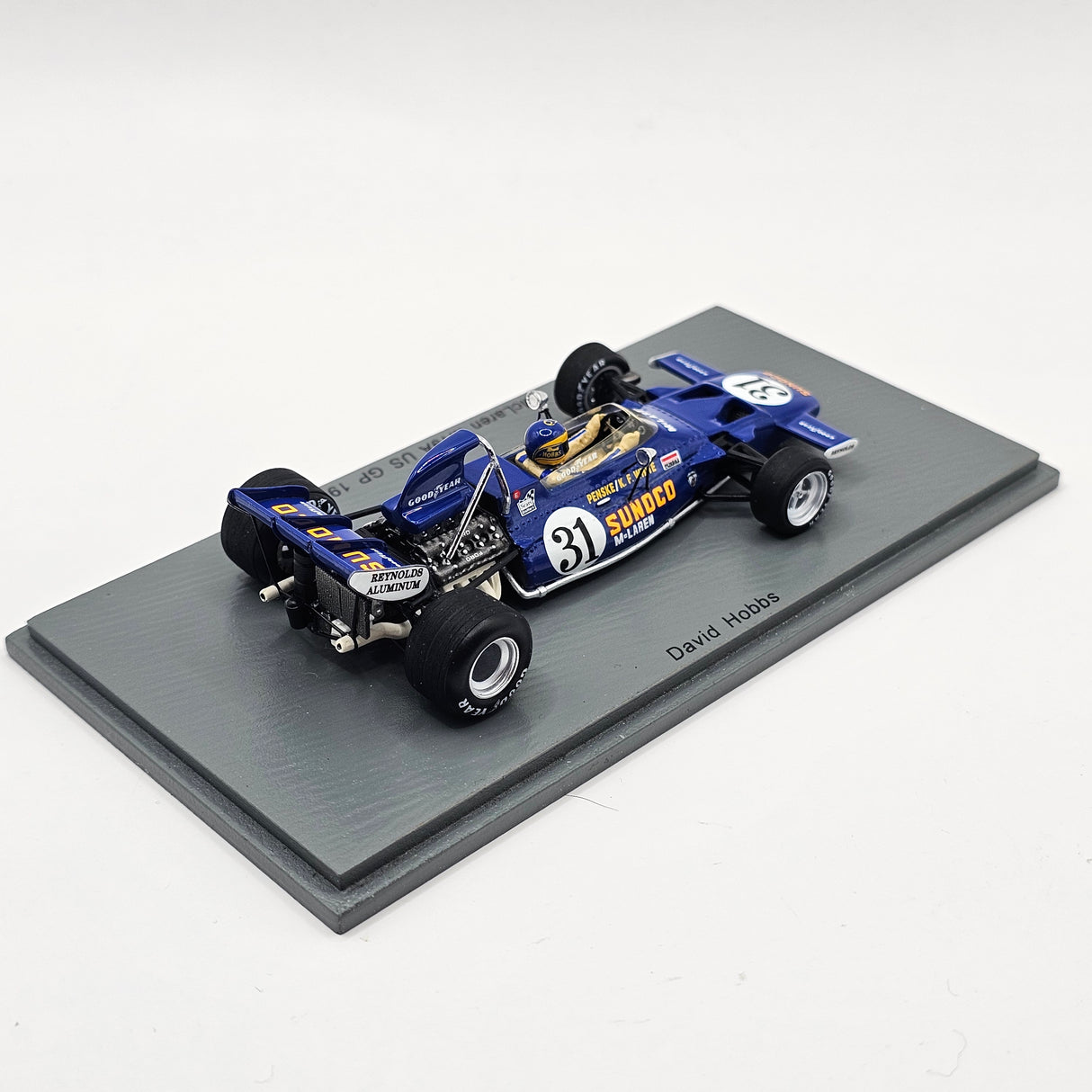 Spark McLaren M19A #31 David Hobbs Penske-White US GP 1971 1/43 Scale S7142