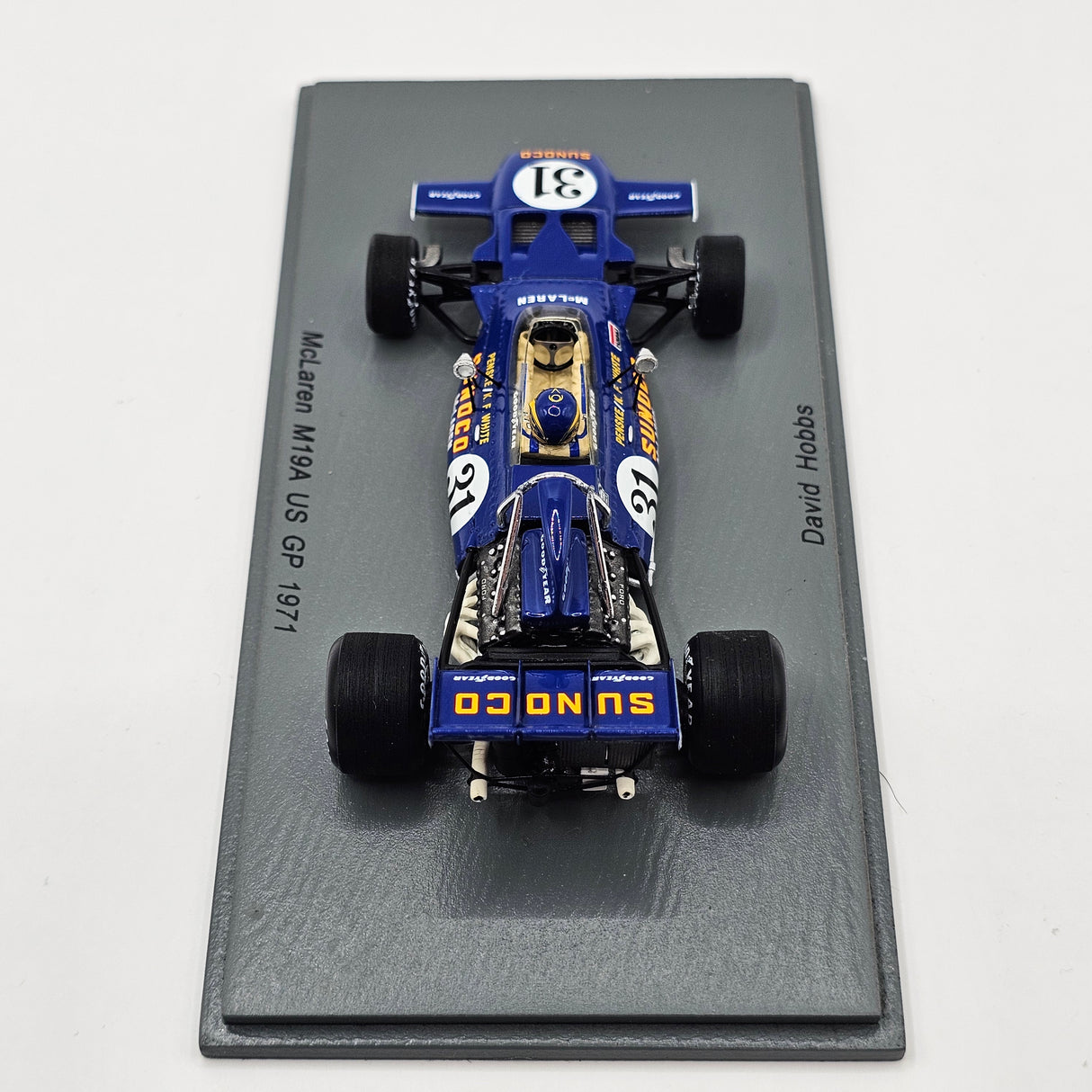 Spark McLaren M19A #31 David Hobbs Penske-White US GP 1971 1/43 Scale S7142