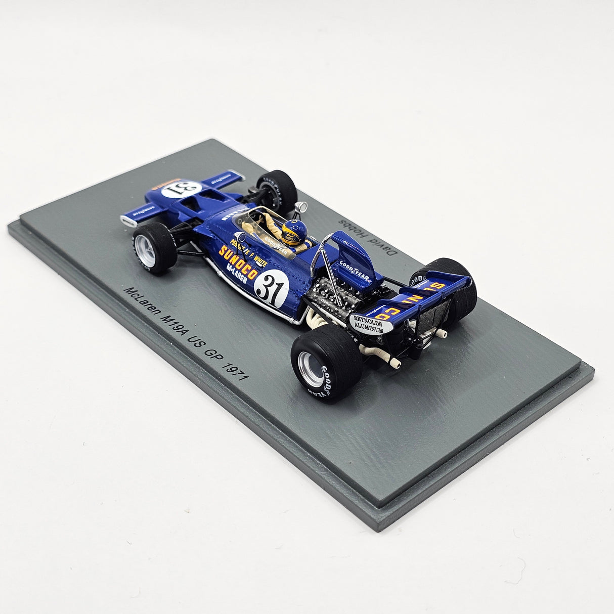 Spark McLaren M19A #31 David Hobbs Penske-White US GP 1971 1/43 Scale S7142