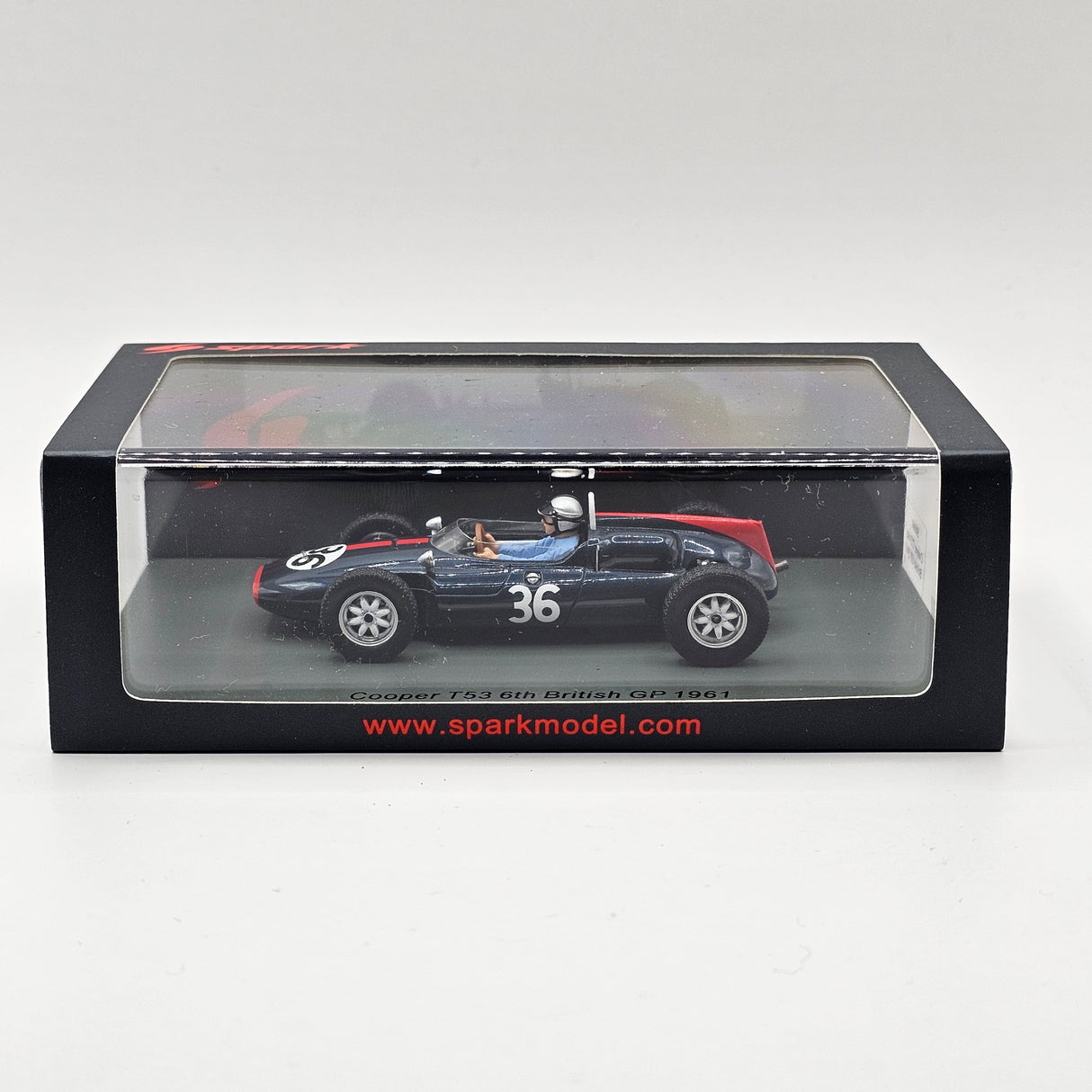 Spark Cooper T53 #36 Roy Salvadori British GP 1961 1/43 Scale S8060