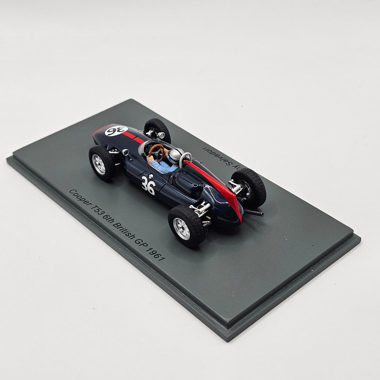 Spark Cooper T53 #36 Roy Salvadori British GP 1961 1/43 Scale S8060