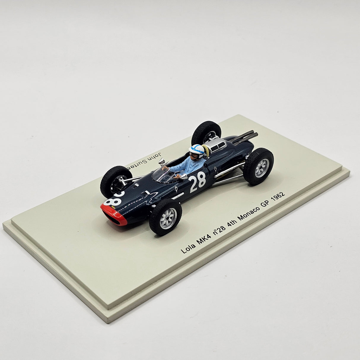 Spark Lola MK4 #28 John Surtees Monaco GP 1962 1/43 Scale S1814