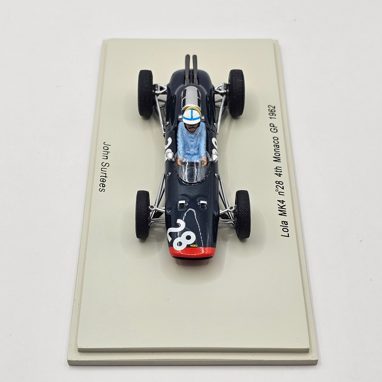 Spark Lola MK4 #28 John Surtees Monaco GP 1962 1/43 Scale S1814