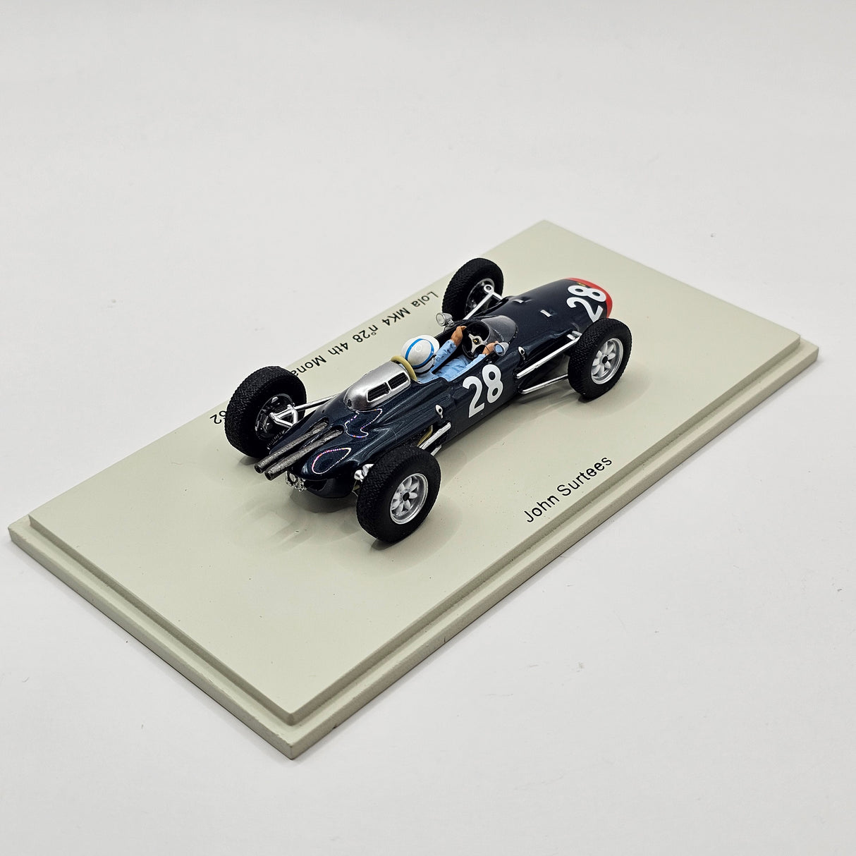 Spark Lola MK4 #28 John Surtees Monaco GP 1962 1/43 Scale S1814