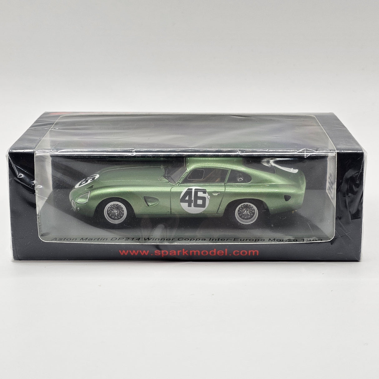Spark Aston Martin DP214 Monza Coppa Inter-European Winner 1963 1/43 Scale