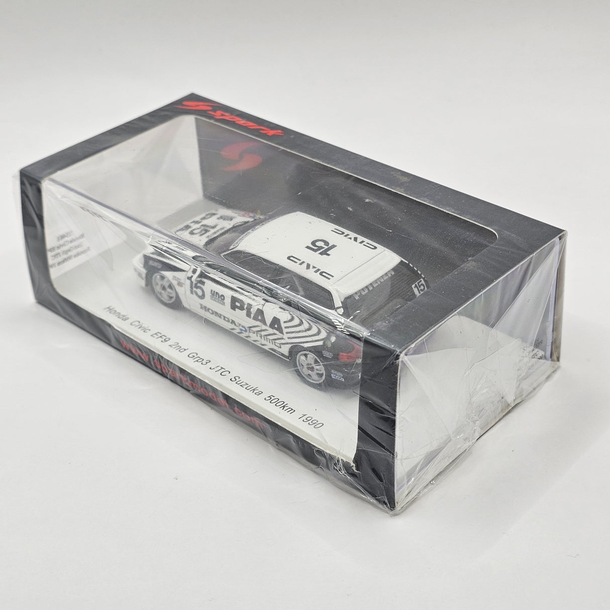 Spark Honda Civic EF9 #15 PIAA Grp.3 JTC Suzuka 500km 1990 1/43 Scale