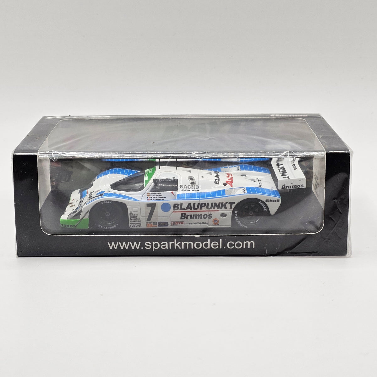 1/43 Spark Porsche 962 C car #55 1989 24 Hours of Le Mans KBS016 TN220 1/43 Spark Porsche 962 C car #55 1989 24 Hours of Le Mans KBS016 TN220