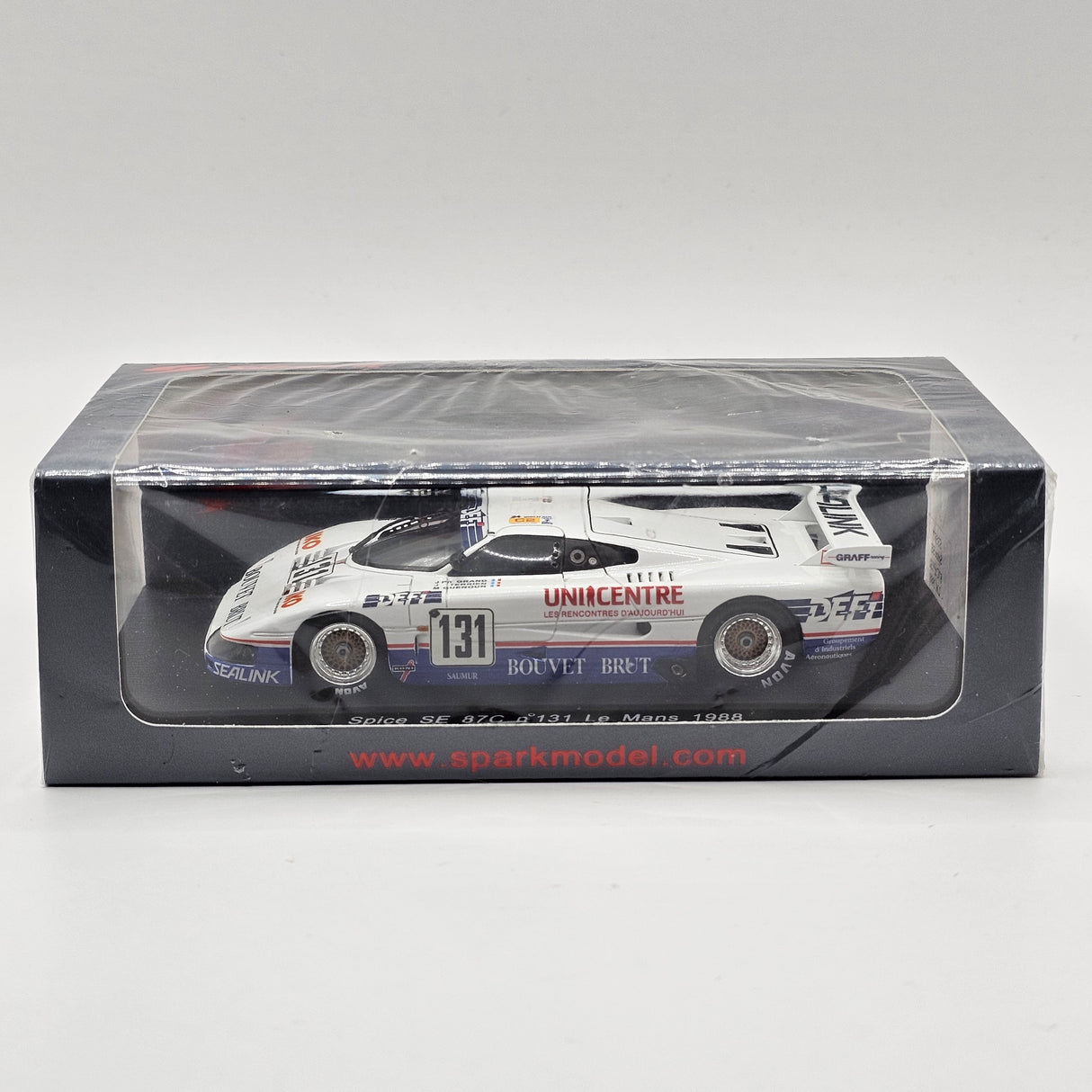 Spark Spice SE86C #131 Graff Racing Privateer Le Mans 1988 1/43 Scale