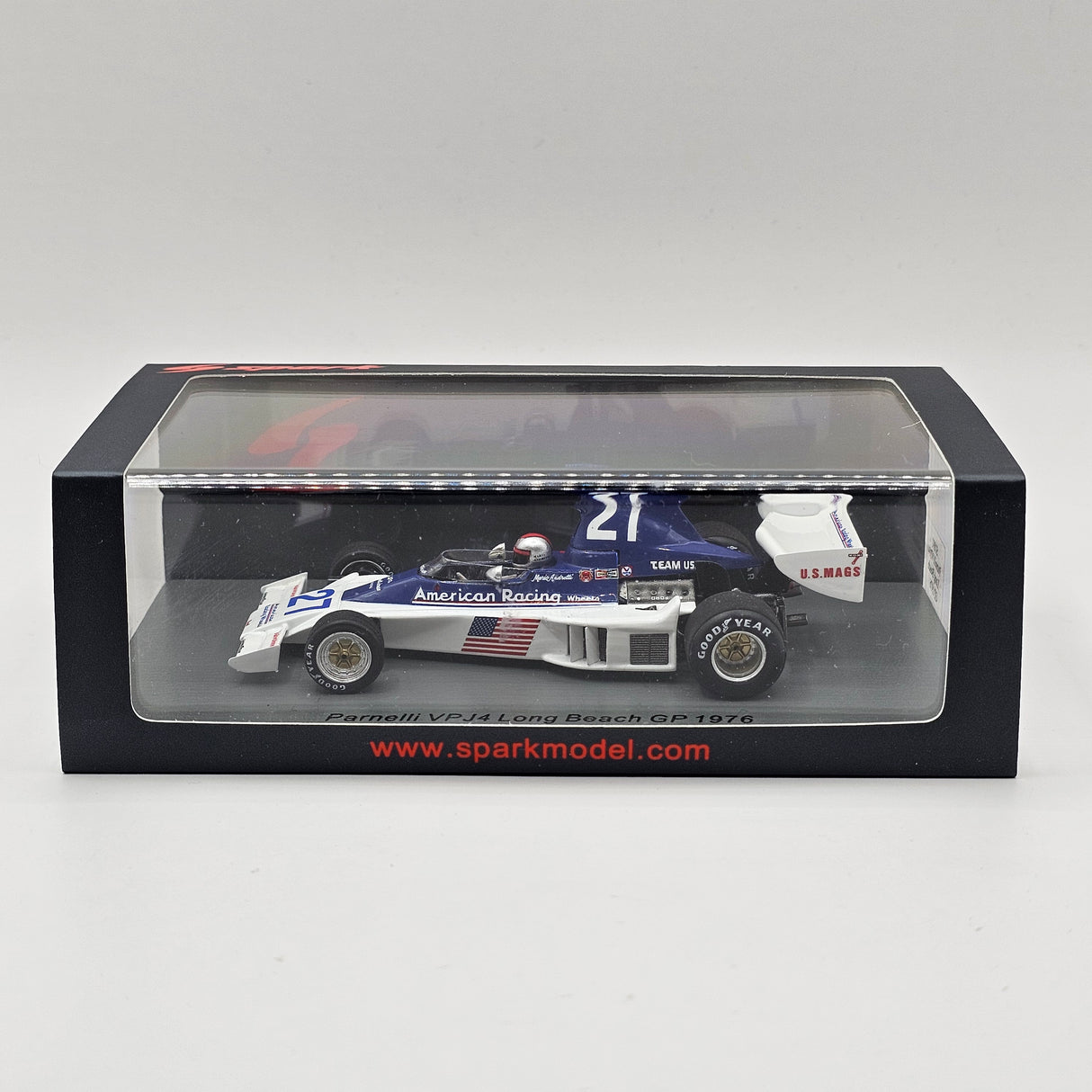 Spark Parnelli VPJ4 #27 Mario Andretti Long Beach GP 1976 1/43 Scale S1891