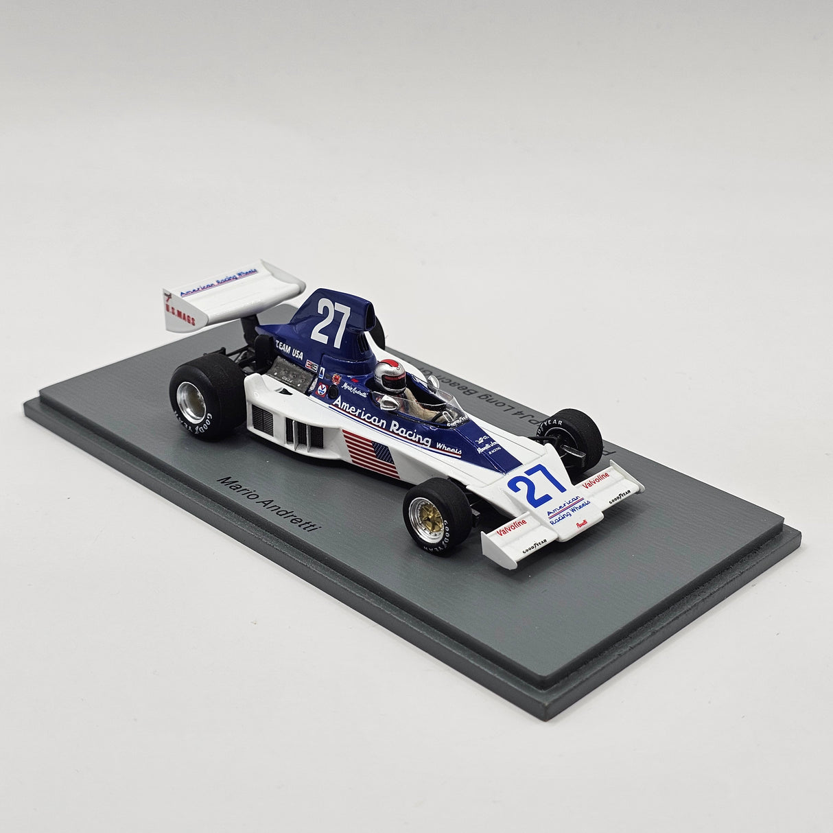 Spark Parnelli VPJ4 #27 Mario Andretti Long Beach GP 1976 1/43 Scale S1891