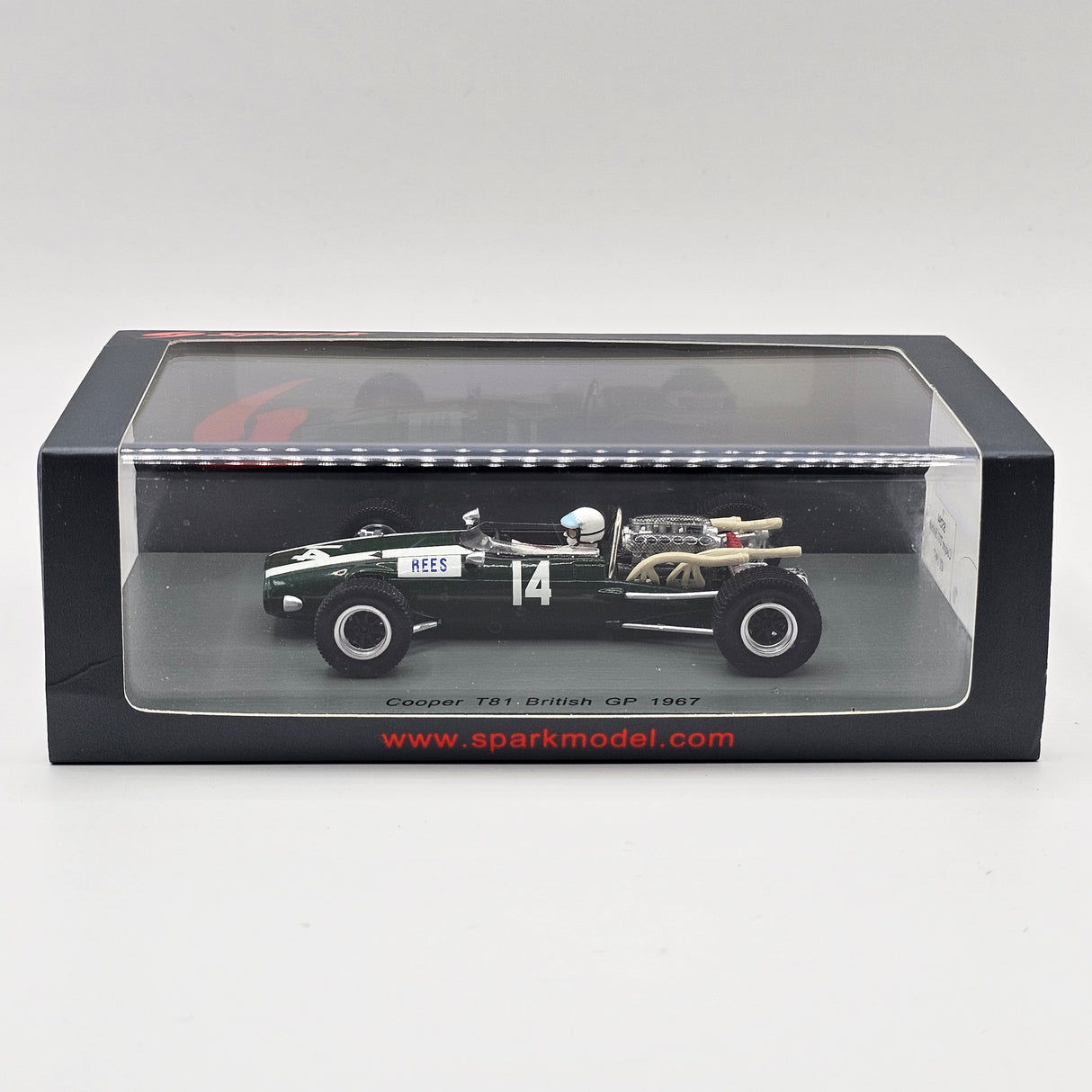 Spark Cooper T81 #14 Alan Rees British GT 1967 1/43 Scale S5294