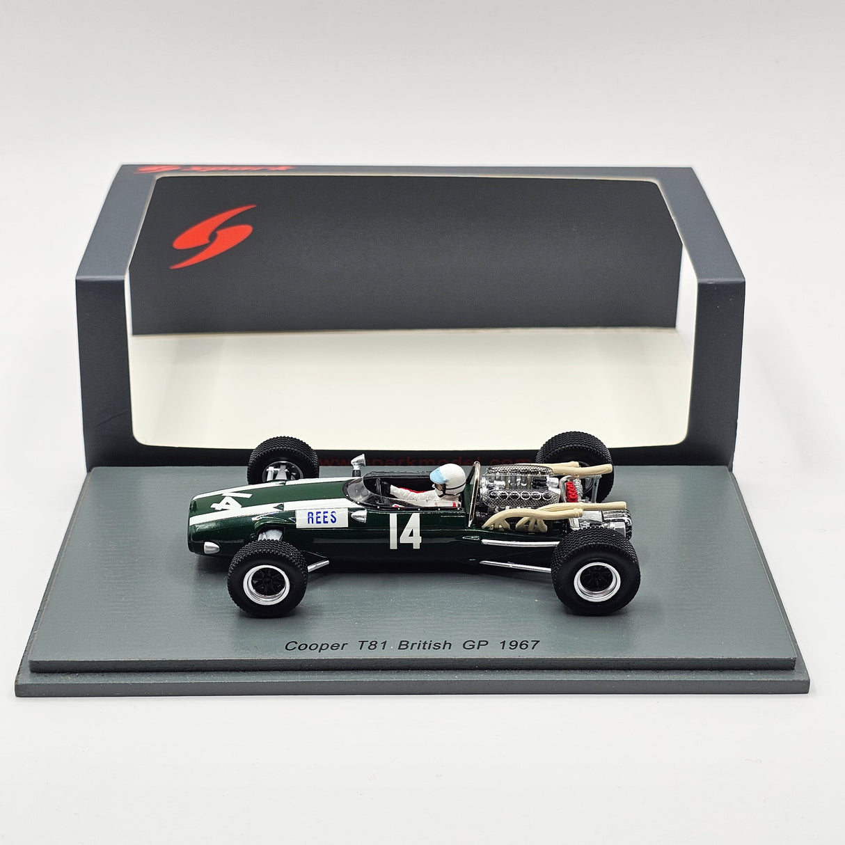 Spark Cooper T81 #14 Alan Rees British GT 1967 1/43 Scale S5294