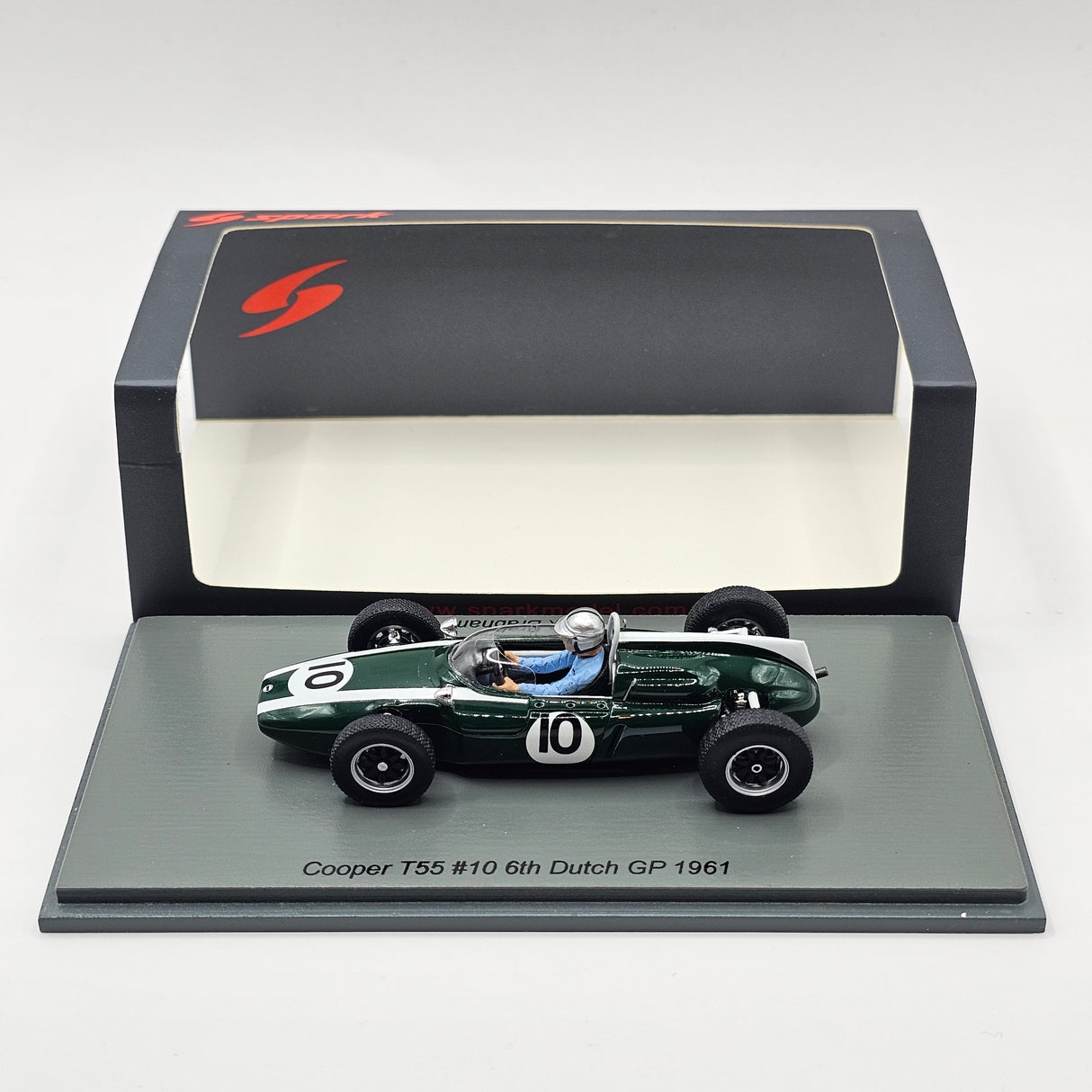 Spark Cooper T55 #10 Jack Braham Dutch GP 1961 1/43 Scale S8069