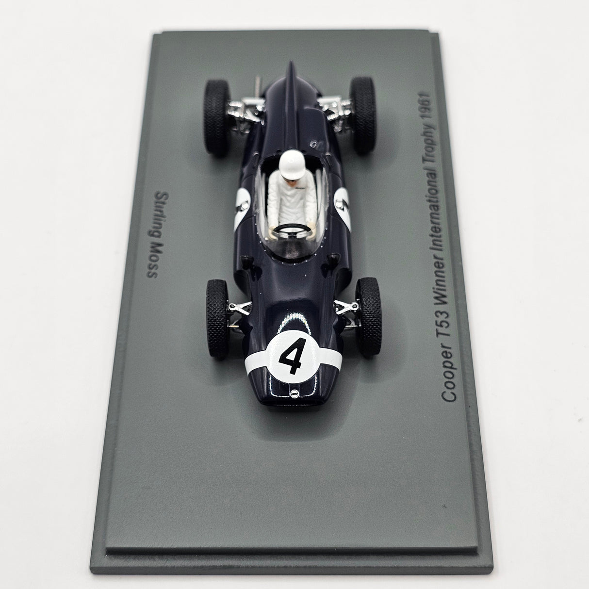 Spark Cooper T53 #4 Stirling Moss International Trophy 1961 1/43 Scale S8065