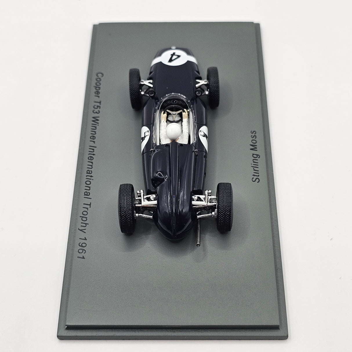 Spark Cooper T53 #4 Stirling Moss International Trophy 1961 1/43 Scale S8065