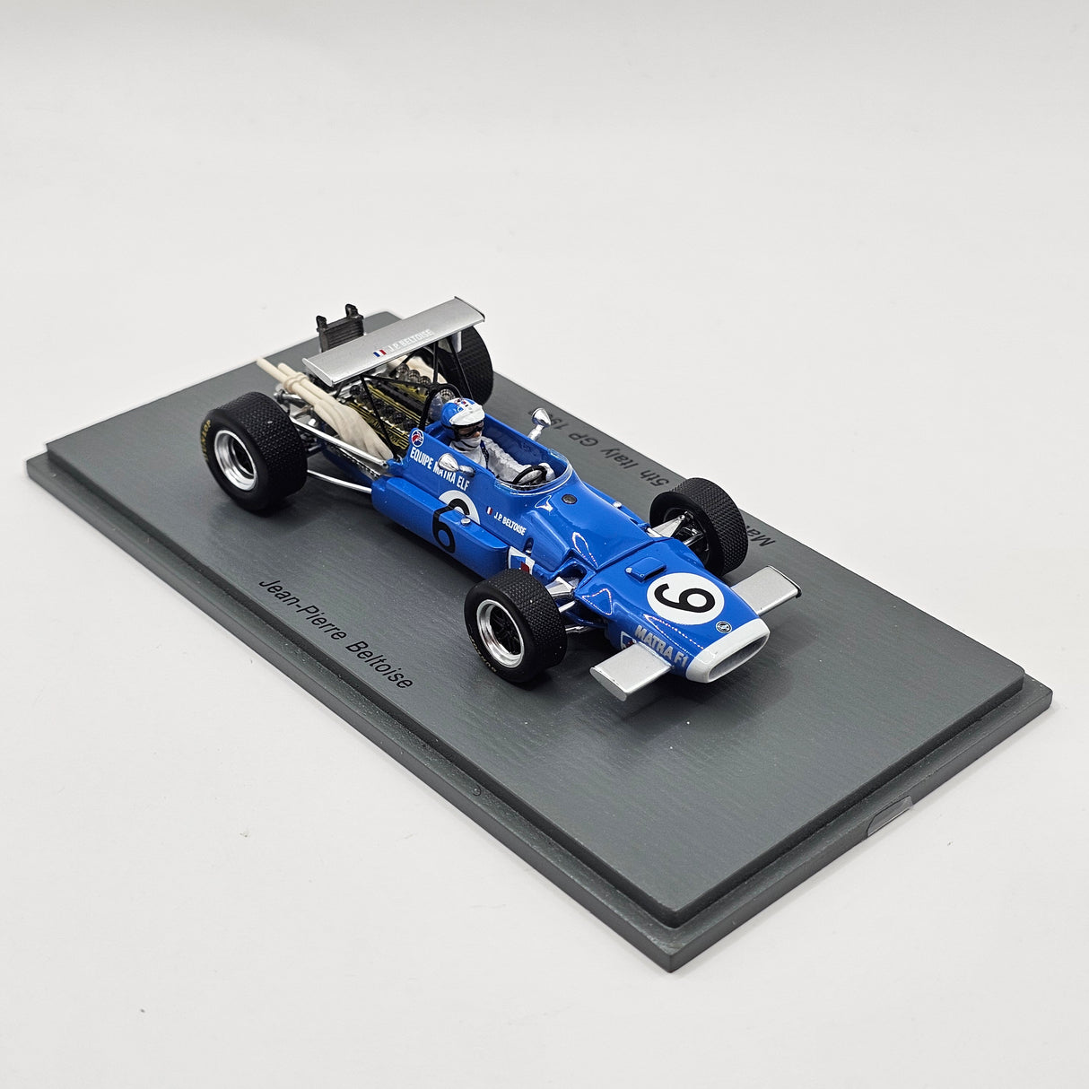 Spark Matra MS11 #6 J.Pierre Beltoise Italian GP 1968 1/43 Scale S7185