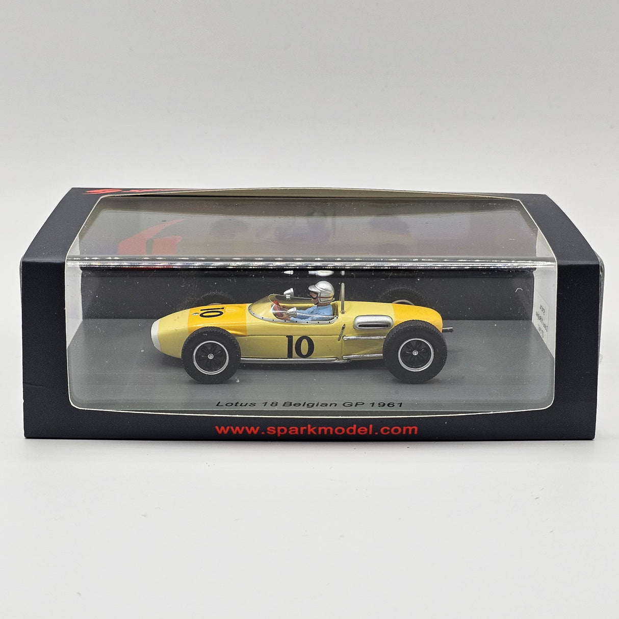 Spark Lotus 18 #10 Willy Mairesse Belgium GP 1961 1/43 Scale S7474