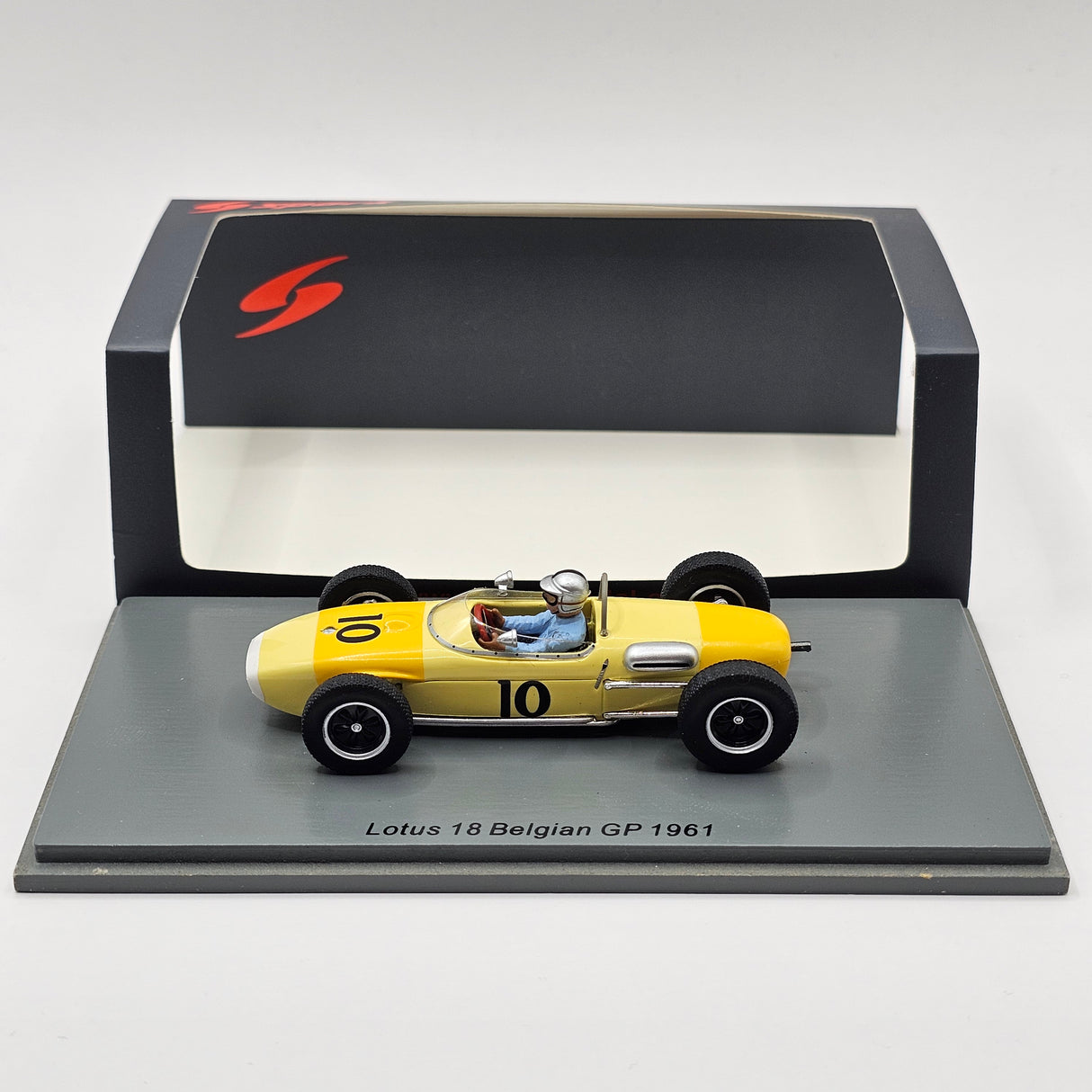 Spark Lotus 18 #10 Willy Mairesse Belgium GP 1961 1/43 Scale S7474