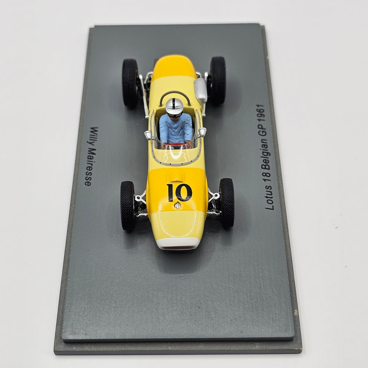 Spark Lotus 18 #10 Willy Mairesse Belgium GP 1961 1/43 Scale S7474