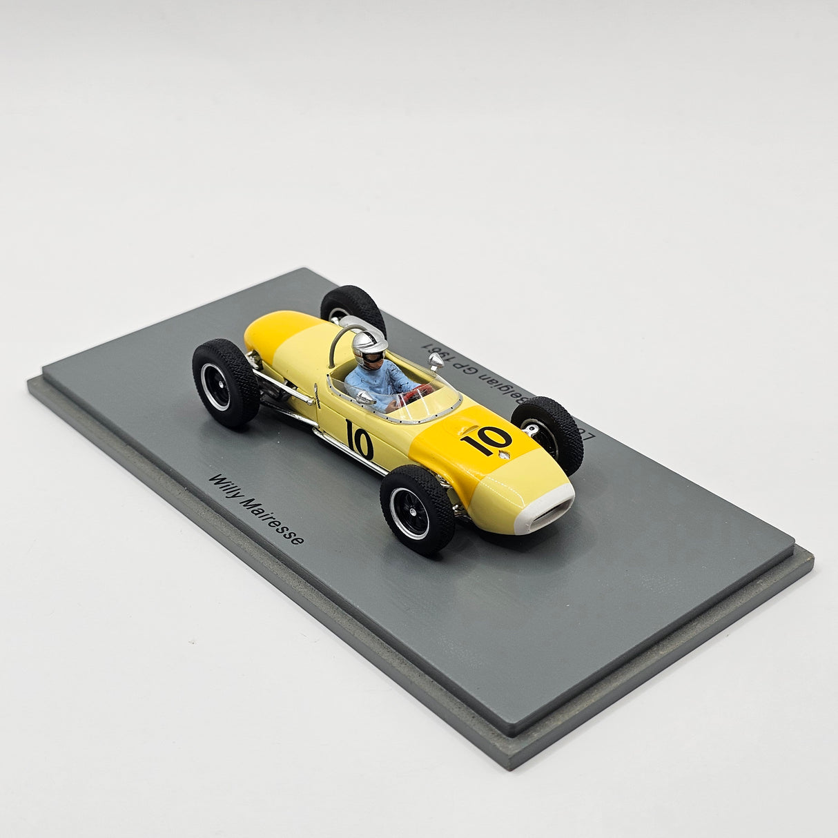 Spark Lotus 18 #10 Willy Mairesse Belgium GP 1961 1/43 Scale S7474