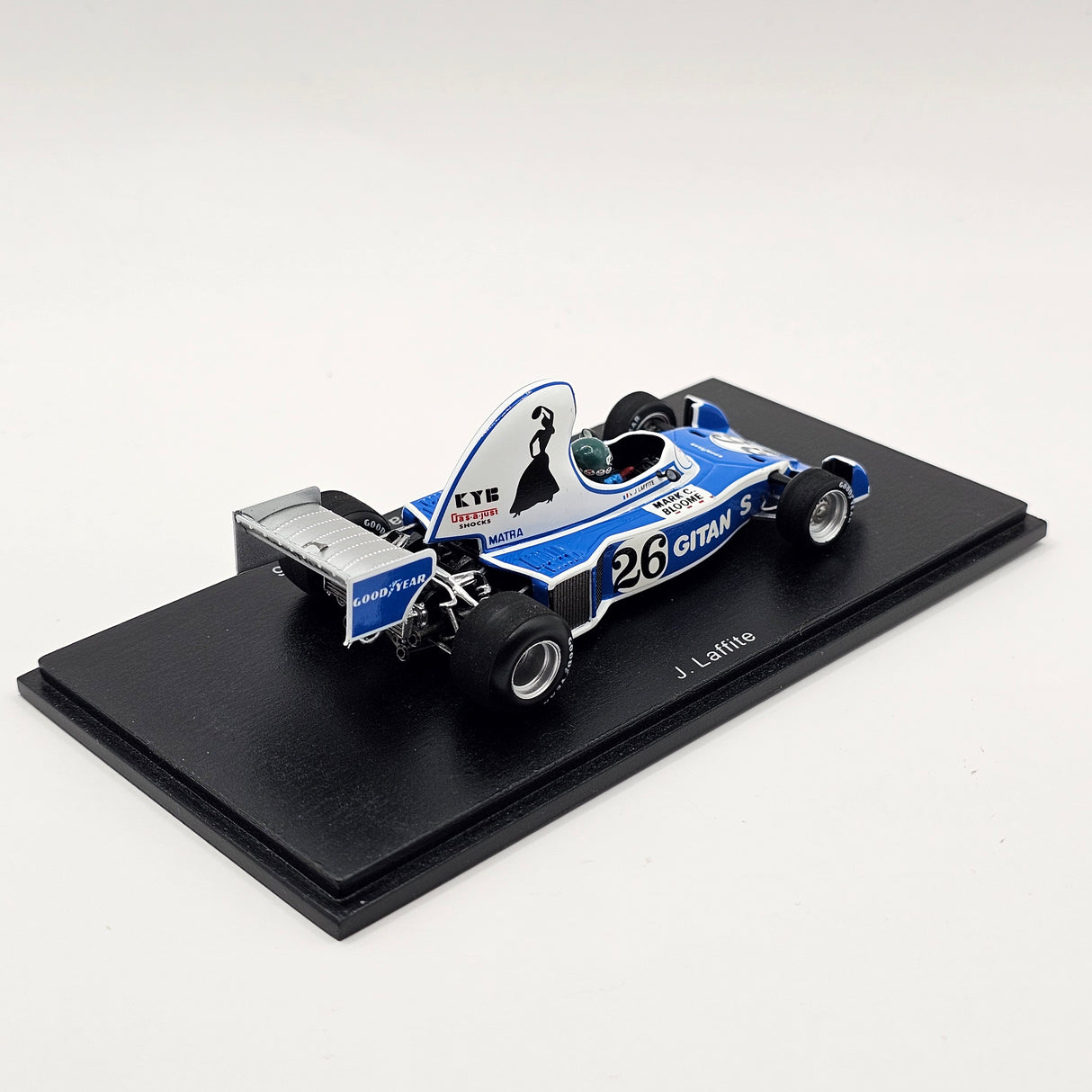 Spark Ligier JS5 #26 Jacques Laffite Long Beach GP 1976 1/43 Scale S1630