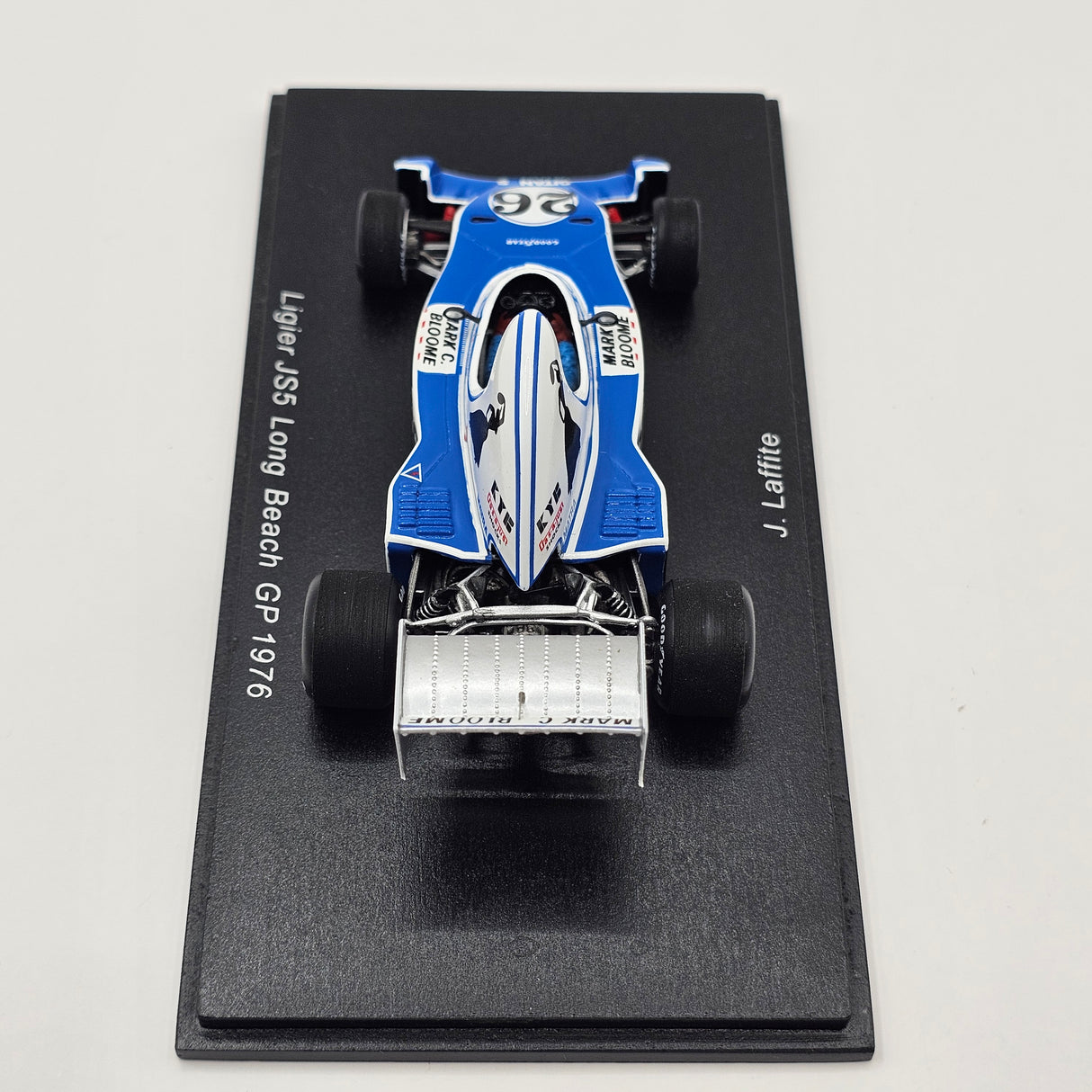 Spark Ligier JS5 #26 Jacques Laffite Long Beach GP 1976 1/43 Scale S1630