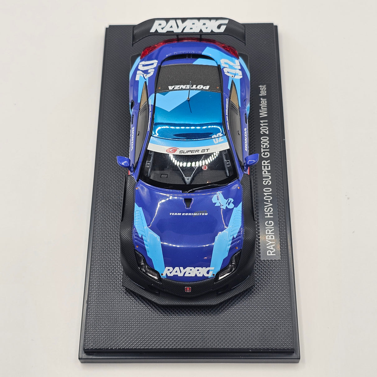 EBBRO Honda HSV-010 #100 Raybrig Super GT GT500 2011 Winter Test 1/43 Scale