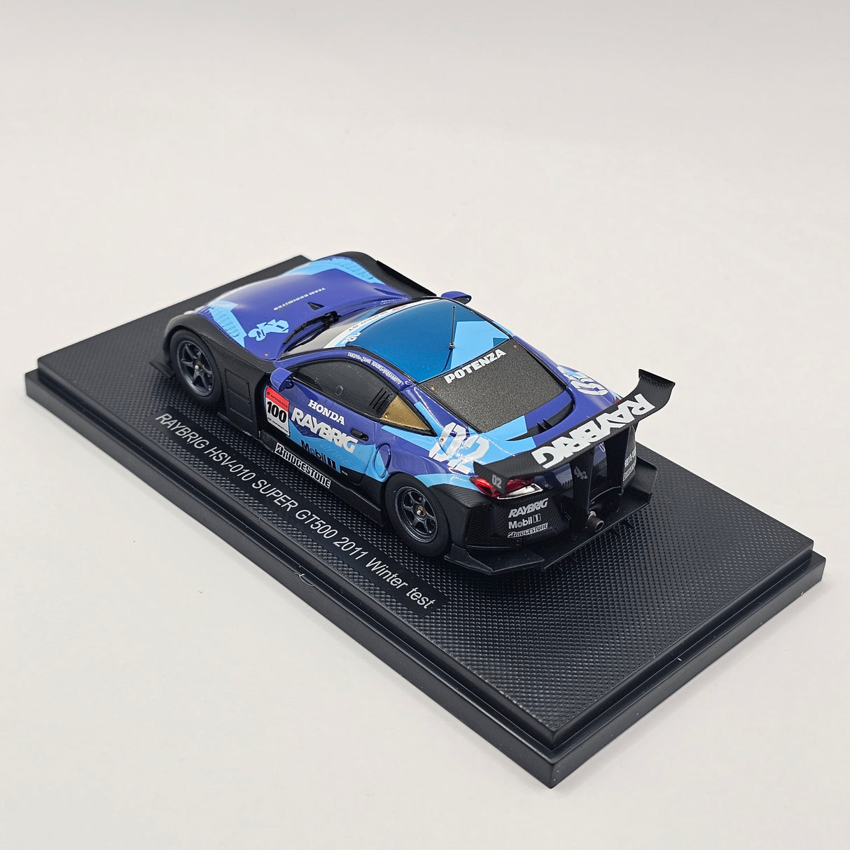 EBBRO Honda HSV-010 #100 Raybrig Super GT GT500 2011 Winter Test 1/43 Scale