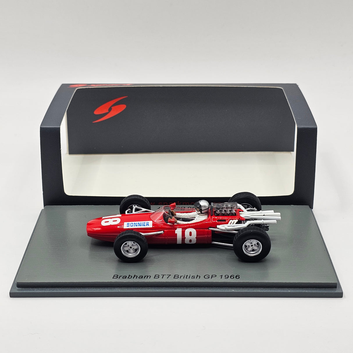 Spark Brabham BT7 #18 Jo Bonnier British GP 1966 1/43 Scale S5248