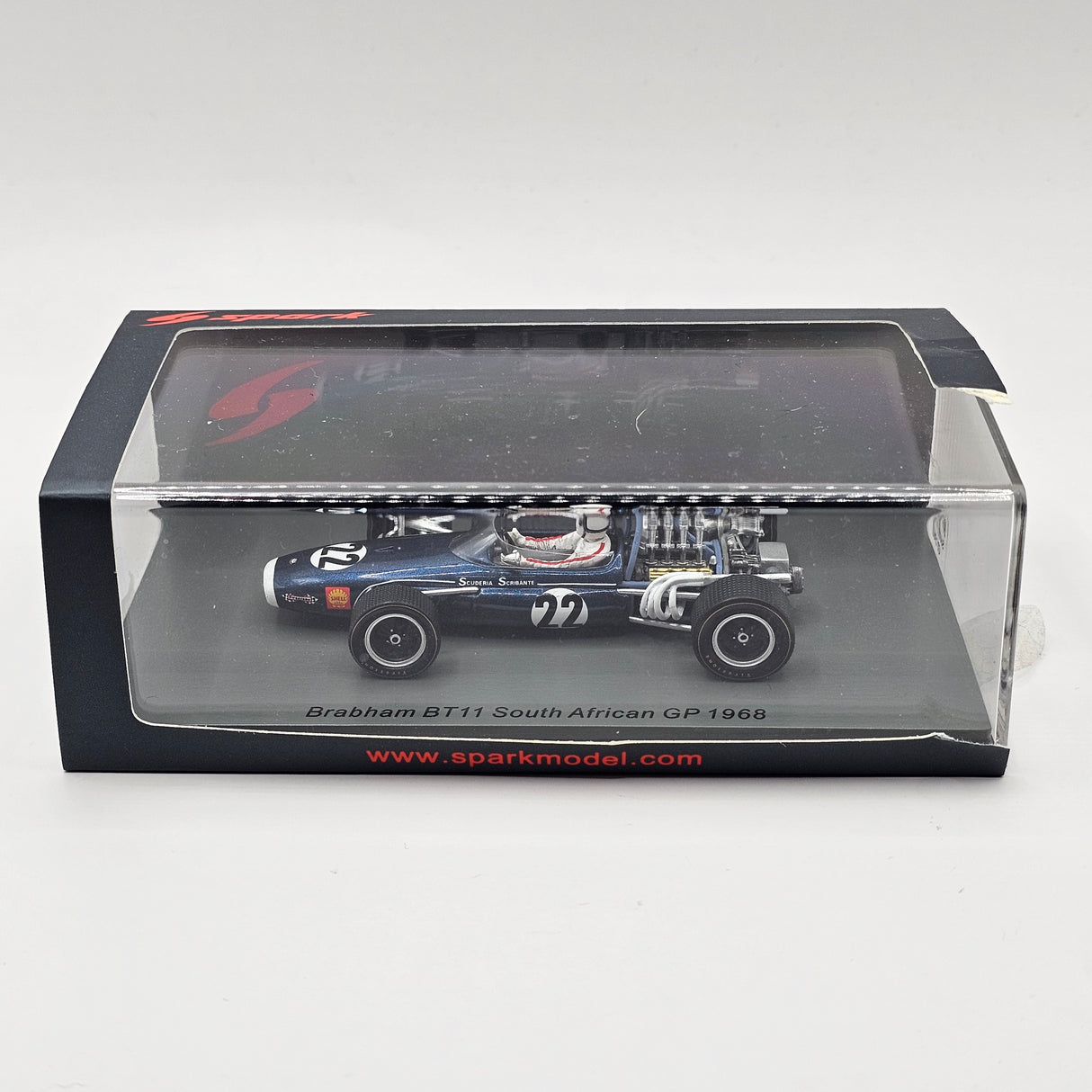 Spark Brabham BT11 #22 Dave Chariton S.African GP 1968 1/43 Scale S7089