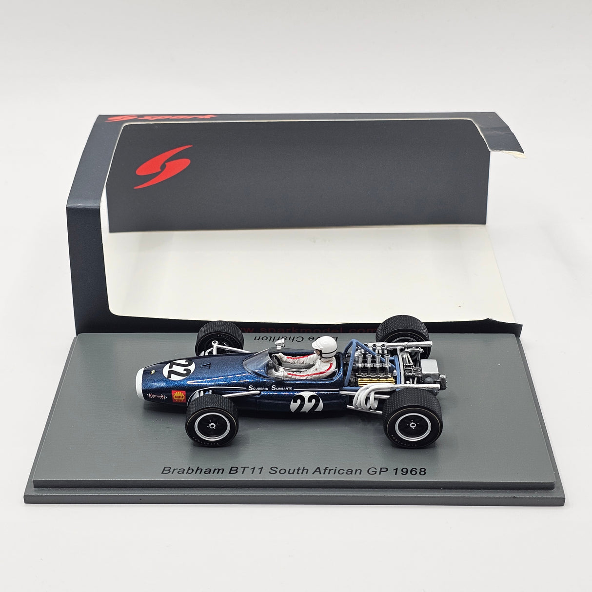 Spark Brabham BT11 #22 Dave Chariton S.African GP 1968 1/43 Scale S7089