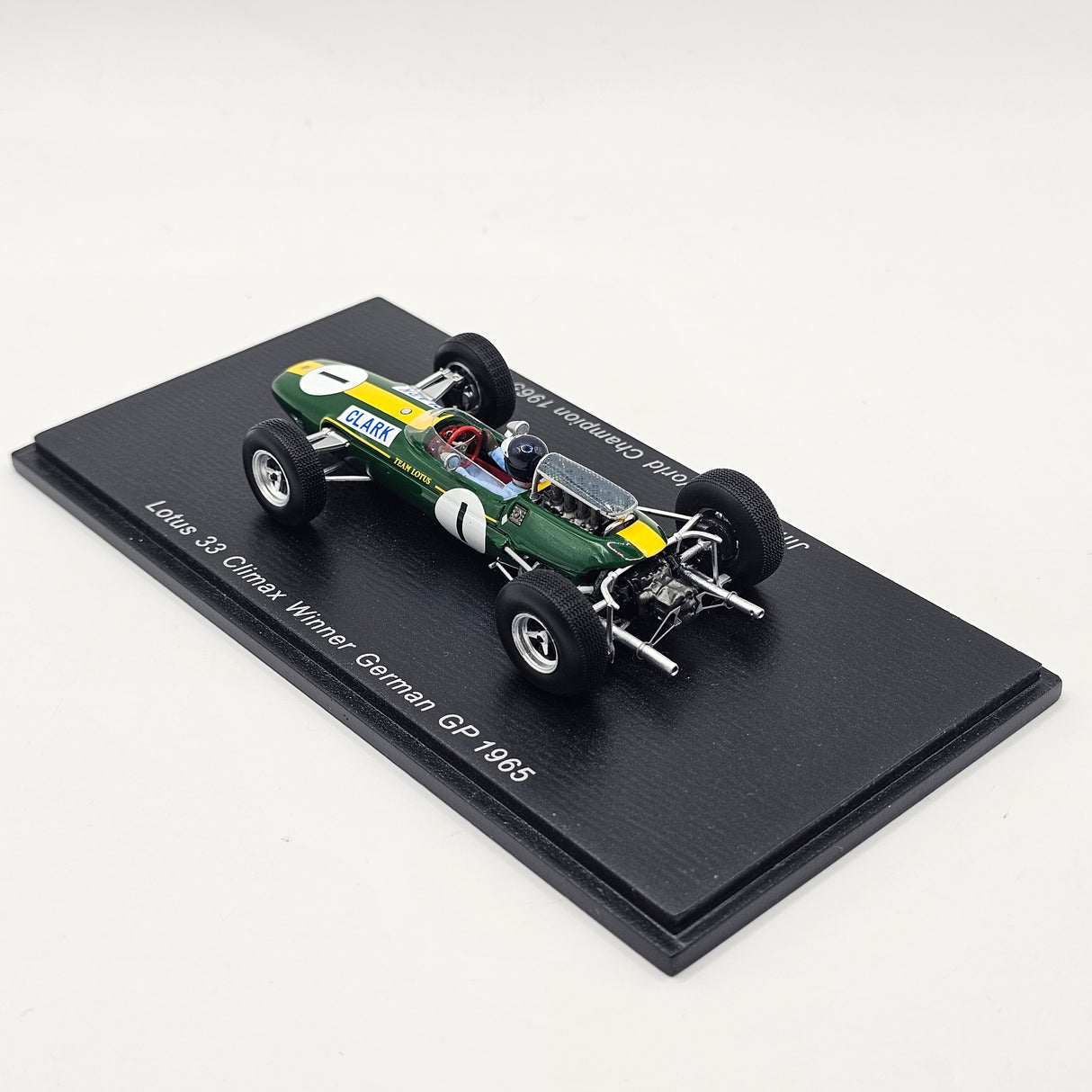 Spark Lotus 33 Climax CLX #1 Jim Clark German GP Winner 1965 1/43 Scale S1614