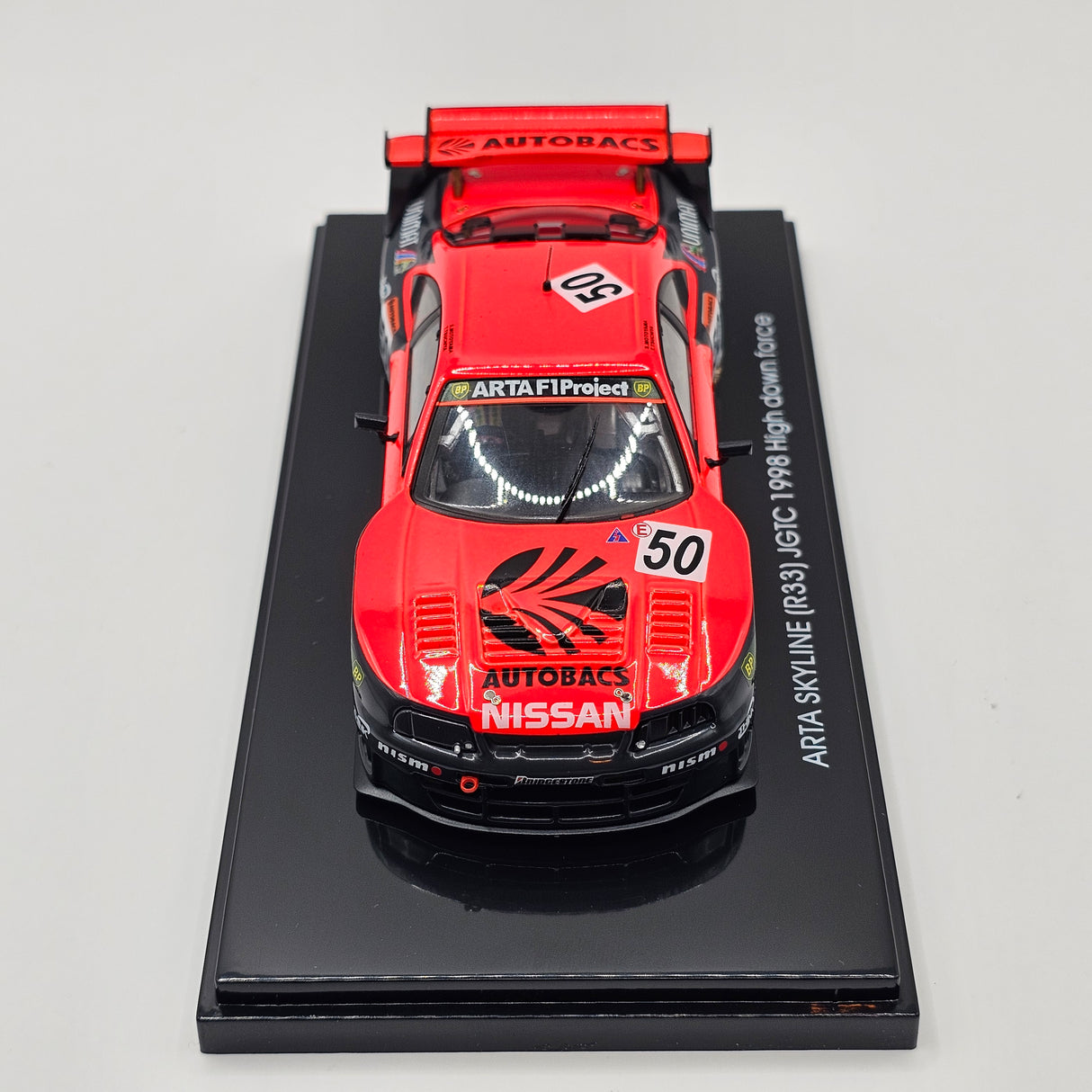EBBRO Nissan Skyline GT-R R33 #50 Team ARTA High Downforce JGTC GT500 1998 1/43 Scale