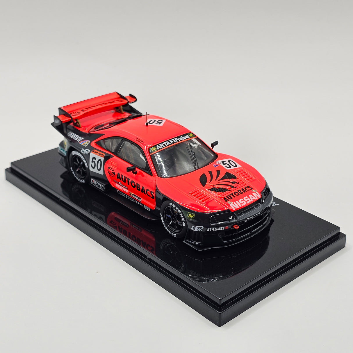 EBBRO Nissan Skyline GT-R R33 #50 Team ARTA High Downforce JGTC GT500 1998 1/43 Scale