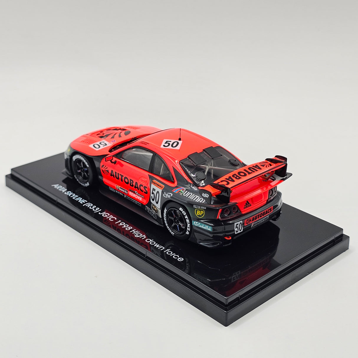 EBBRO Nissan Skyline GT-R R33 #50 Team ARTA High Downforce JGTC GT500 1998 1/43 Scale